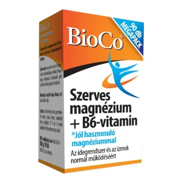 Szerves magnézium b6-vitamin tabletta 90 db