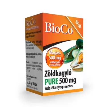Zöldkagyló pure 500 mg kapszula 90 db
