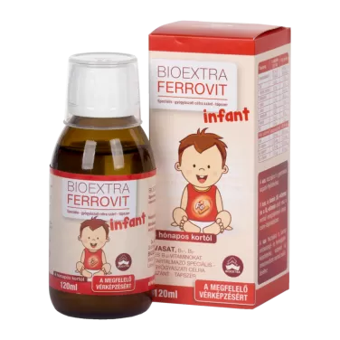 Ferrovit infant speciális gyógyászati célra szánt élelmiszer, csecsemők vashiányos állapota esetén 120 ml