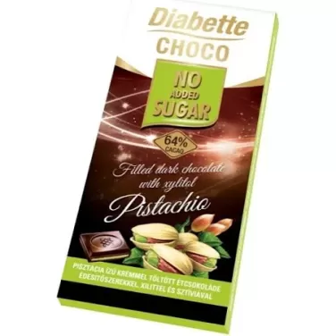 nas pisztácia ízű krémmel töltött étcsokoládé hcn édesítőszerekkel eritrittel 80 g