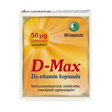 D-max d3-vitamin kapszula 80 db