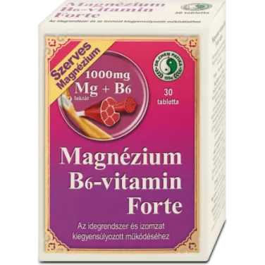 Magnézium b6-vitamin forte tabletta 30 db