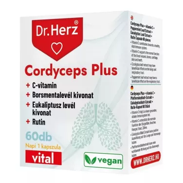 cordyceps plus+c-vitamin kapszula 60db