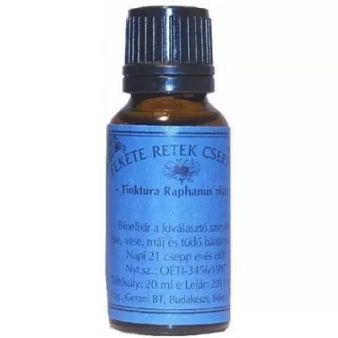 Fekete retek cseppek 20 ml