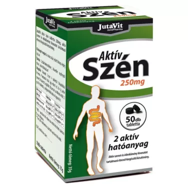 Aktív szén 250mg tabletta 50 db