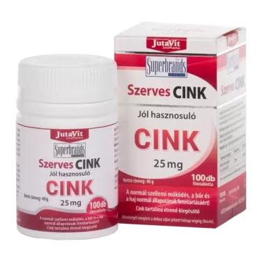 Szerves cink tabletta 100 db