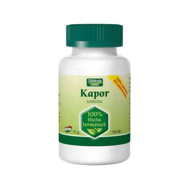 Kapor tabletta 100% 150 db
